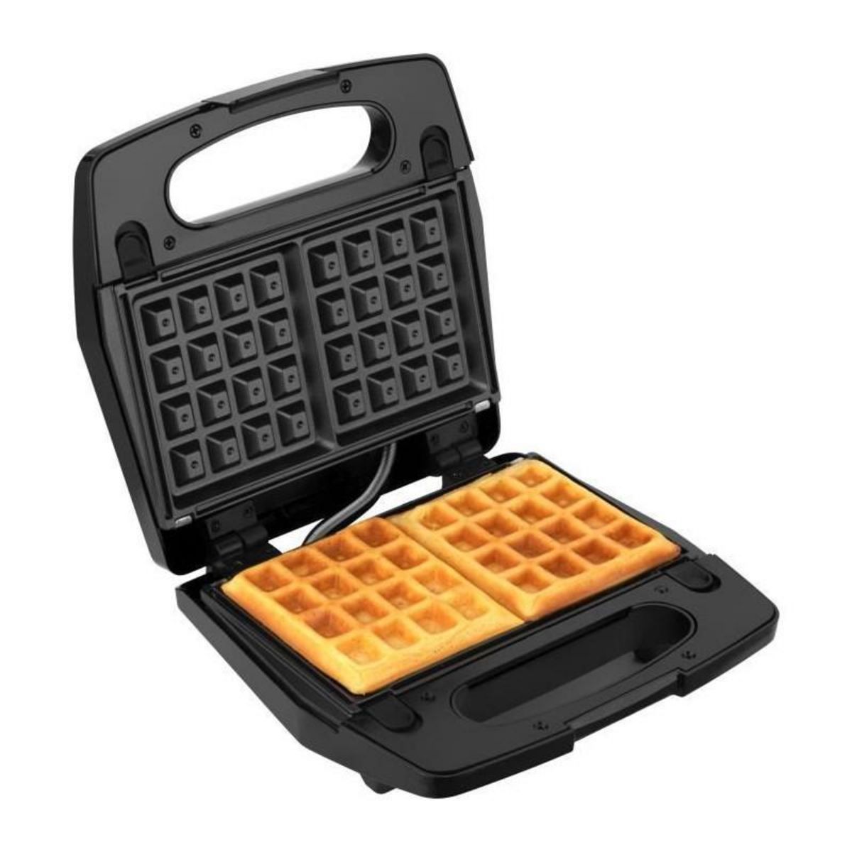 SENCO Appareil a croque-monsieur 3 en 1 - SENCOR - SSM 9410SS - 700 W - 3 plaques - Boîtier CoolTouch - Argent