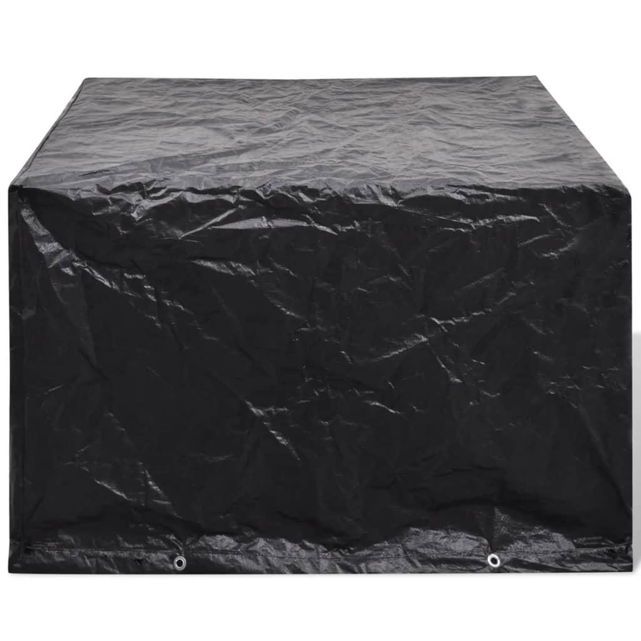 Voir la diapositive 3 : VIDAXL Housses de salon de jardin 2 pcs Rotin 8 œillets 113x113 cm