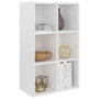 Voir la diapositive 3 : VIDAXL Bibliotheque/buffet blanc brillant 66x30x98cm bois d'ingenierie