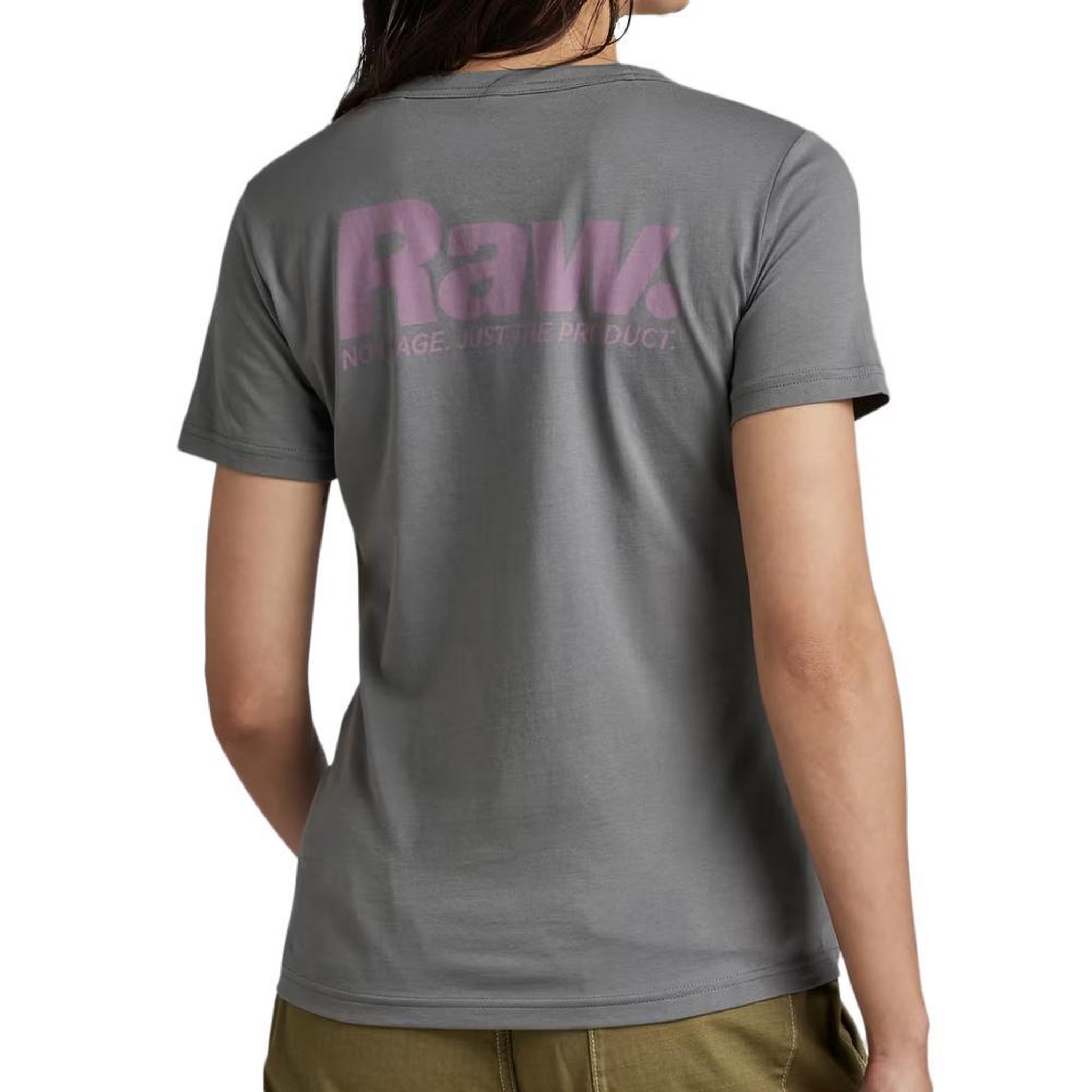 Voir la diapositive 2 : G-Star Raw T-shirt Gris Femme G-Star Raw Nysid