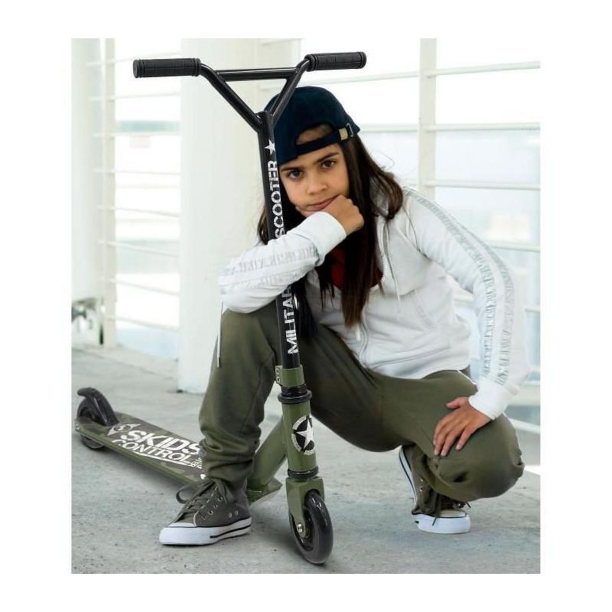 STAMP STAMP Trottinette Freestyle Military SKIDS CONTROL