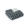 Voir la diapositive 1 : ACTUEL Plaid double face polaire/sherpa relief boule de neige  