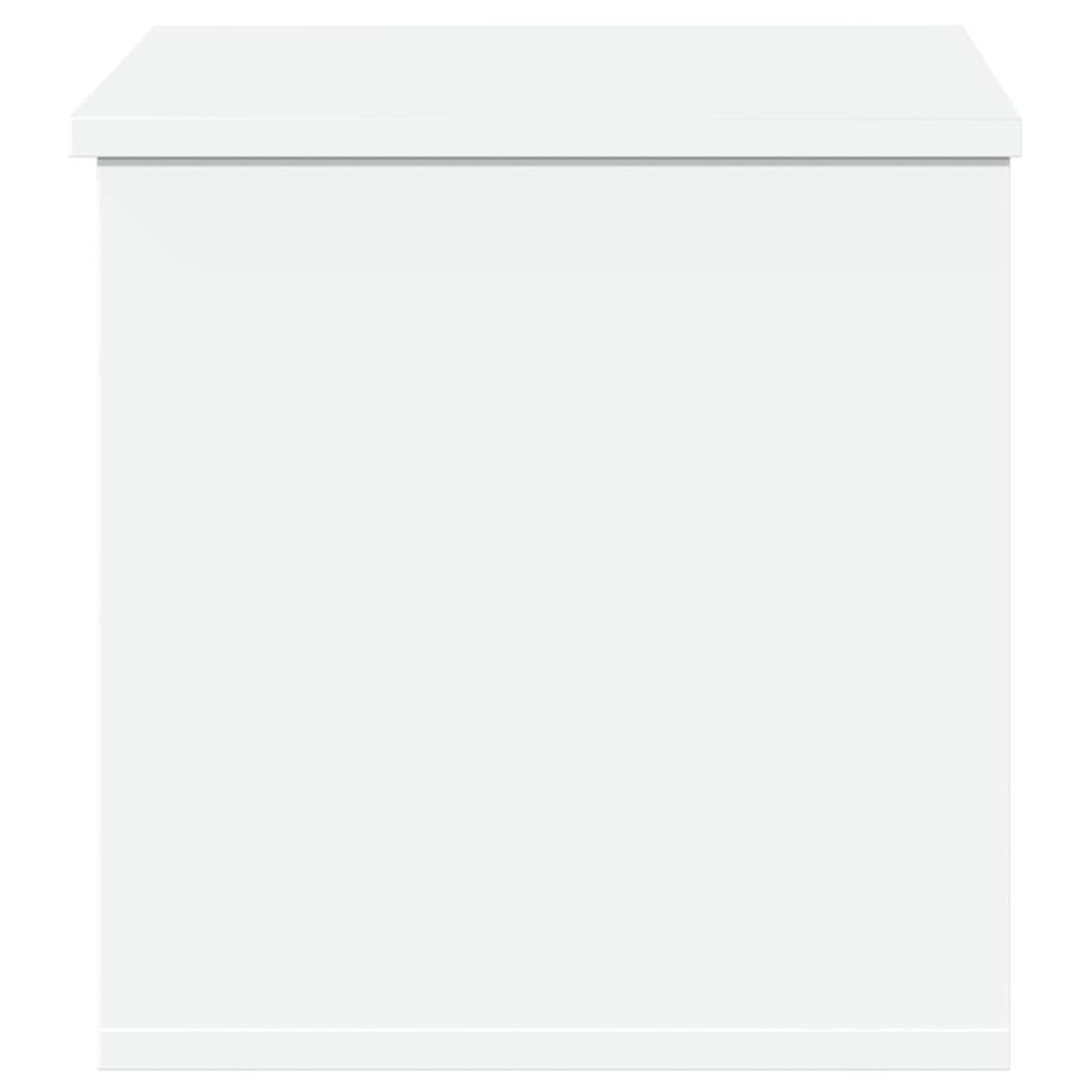 Voir la diapositive 5 : VIDAXL Boîte de rangement blanc 60x35x35 cm bois d'ingenierie