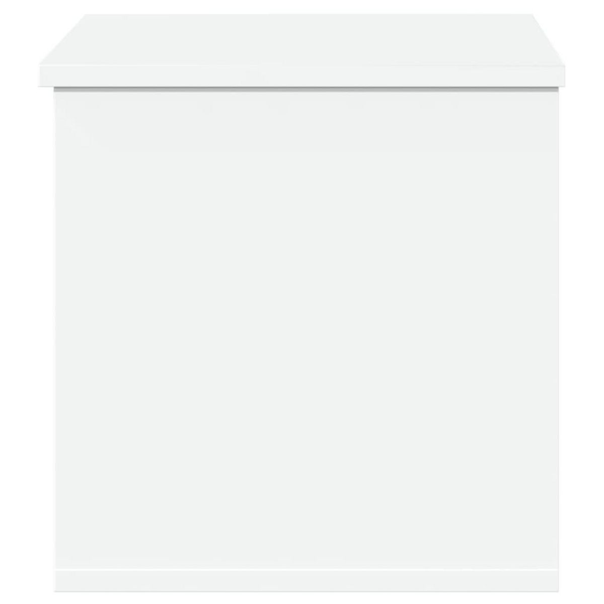 VIDAXL Boîte de rangement blanc 60x35x35 cm bois d'ingenierie