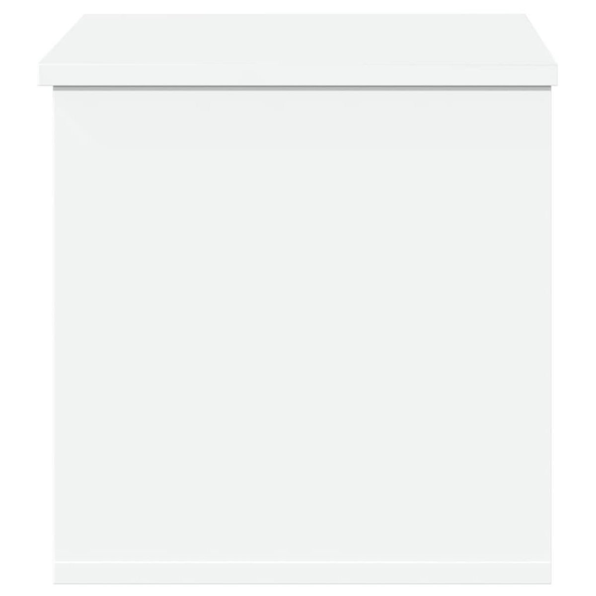 VIDAXL Boîte de rangement blanc 60x35x35 cm bois d'ingenierie