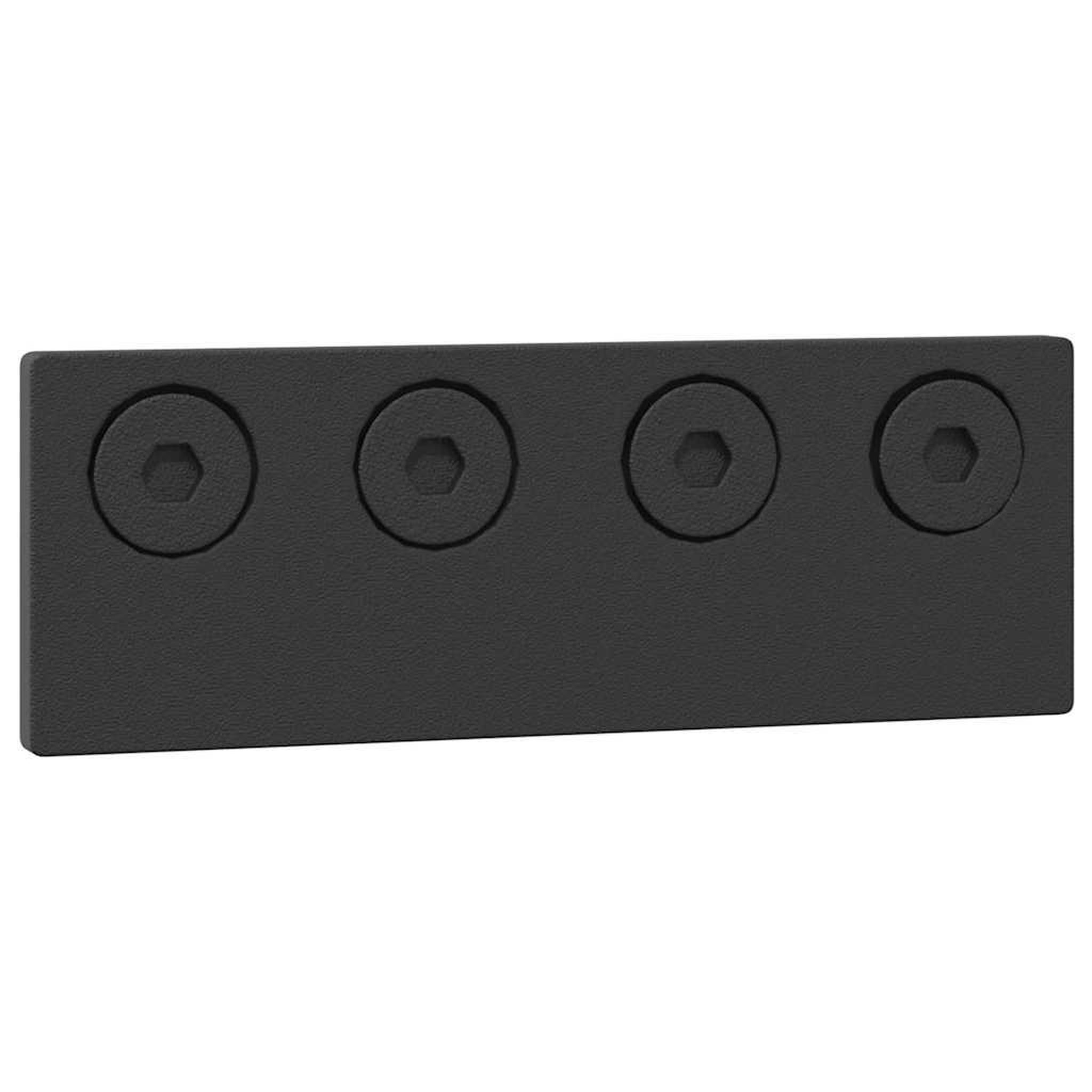 Voir la diapositive 4 : VIDAXL Kit de quincaillerie de porte coulissante 366 cm acier noir