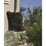 Belli Récupérateur d'eau aspect Rocher anthracite 300L