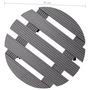 Voir la diapositive 6 : VIDAXL Chariots a plantes 2 pcs Gris Ø30x7,5 cm WPC