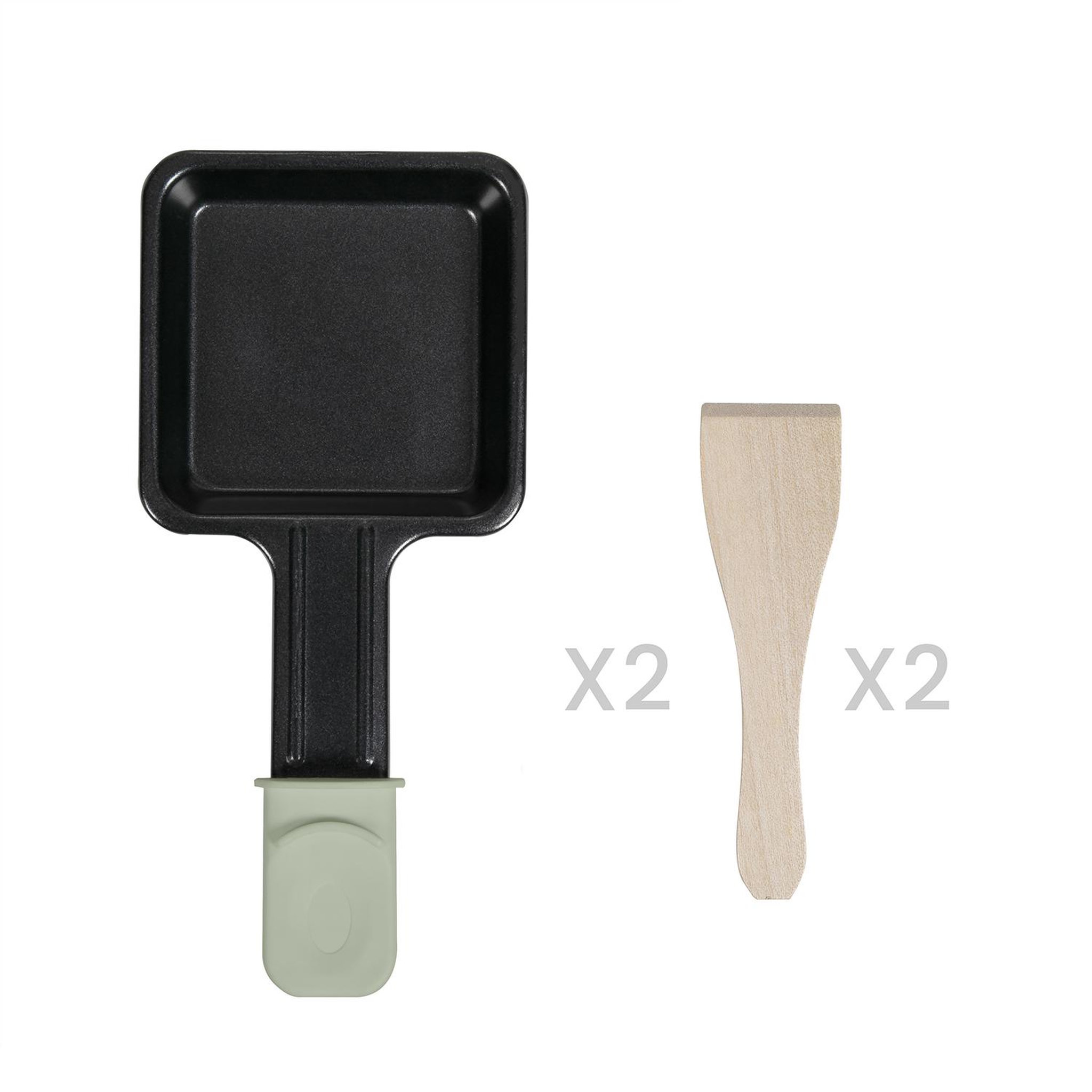 Voir la diapositive 5 : LIVOO Appareil à raclette 2 personnes 320w vert - doc369ve