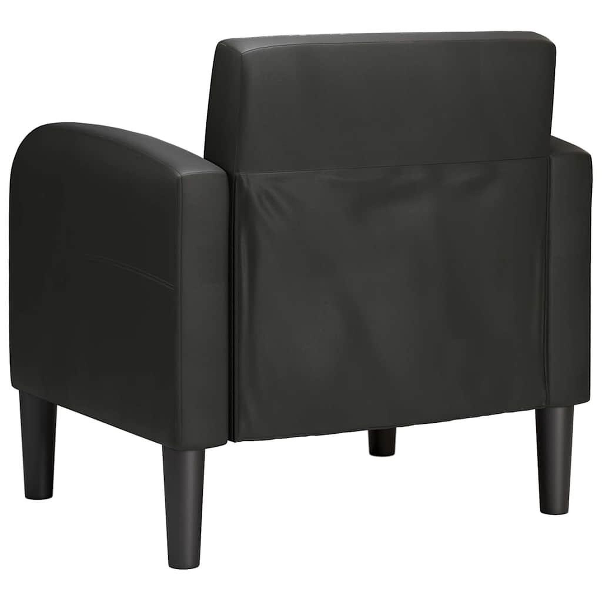 Voir la diapositive 5 : VIDAXL Chaise de canape avec accoudoirs noir 54 cm similicuir