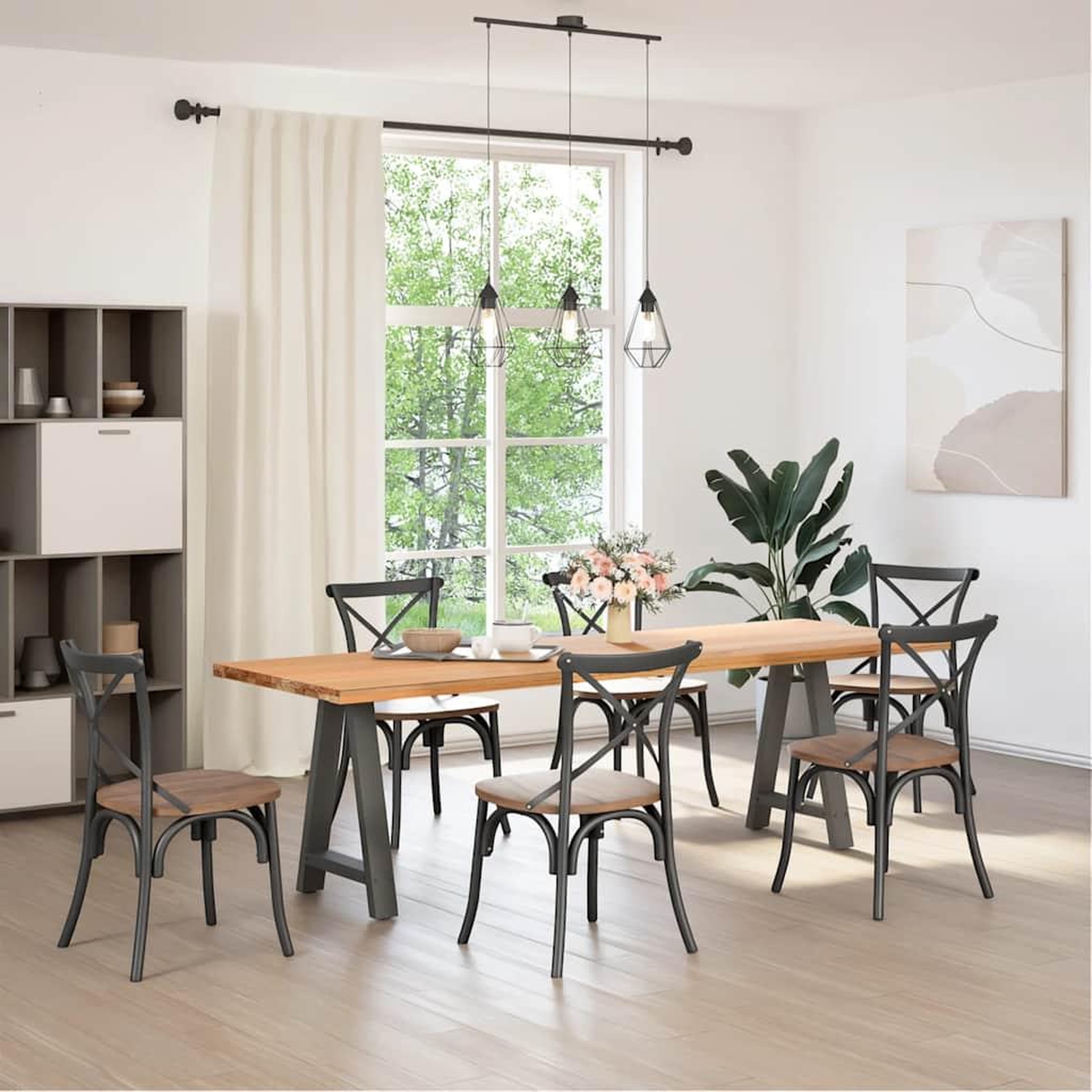 Voir la diapositive 2 : VIDAXL Pieds de table basse forme de A 2 pcs anthracite 50x(72-73) cm