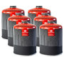 Voir la diapositive 1 : Kemper Pack de 6 Cartouches de gaz 450g Butane propane mix Valve 7/16 KEMPER