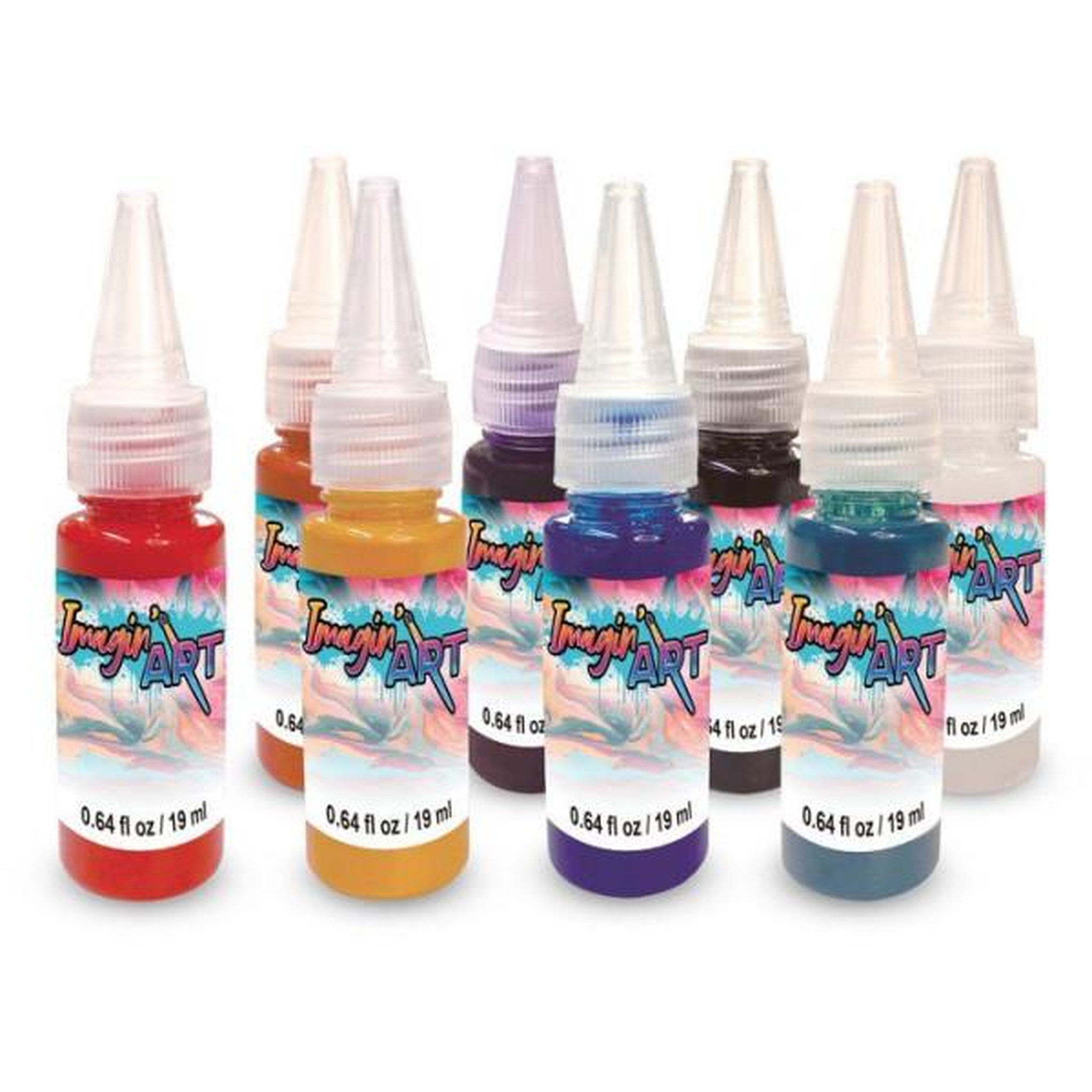 Voir la diapositive 4 : SILVERLIT Kit de peinture marbrée avec poudre magique - silverlit – imagin'art - marbling studio
