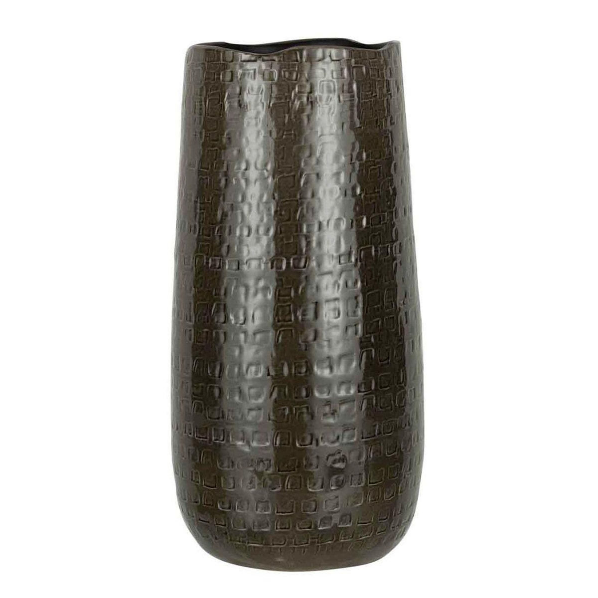 Paris Prix Vase en Céramique Design  Yuella  50cm Gris Foncé