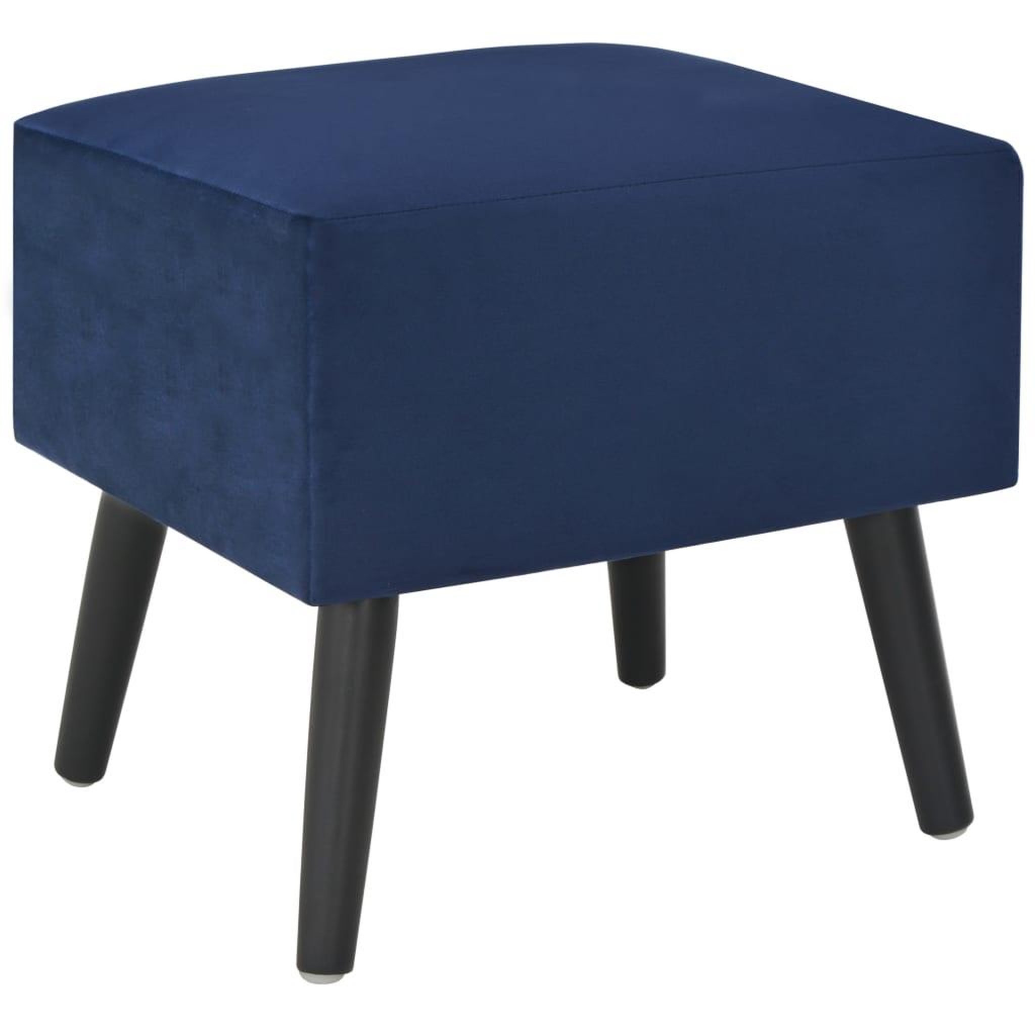 Voir la diapositive 3 : VIDAXL Table de chevet Bleu 40x35x40 cm Velours