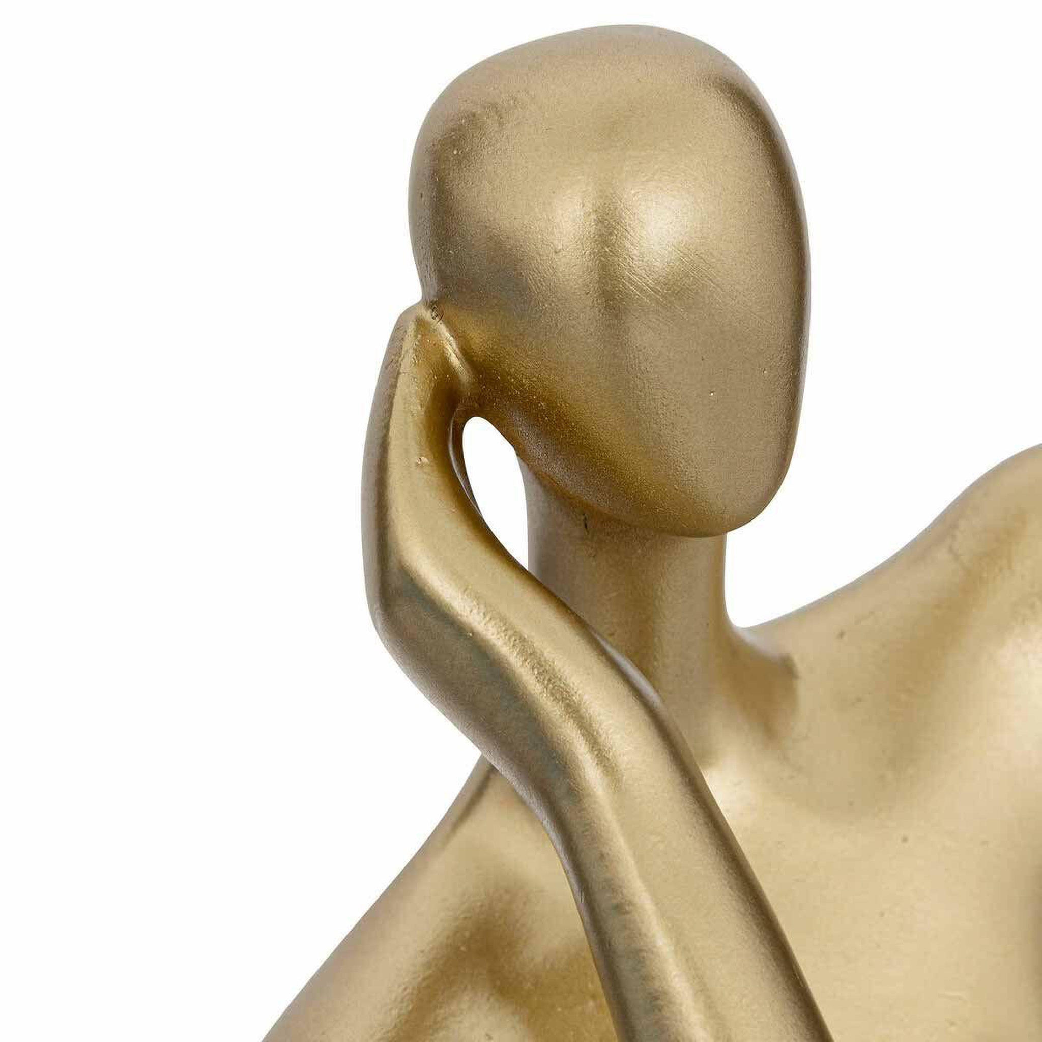 Voir la diapositive 2 : ATMOSPHERA Statuette déco femme  le collectionneur  25cm or