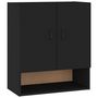 Voir la diapositive 2 : VIDAXL Armoire murale Noir 60x31x70 cm Bois d ingénierie