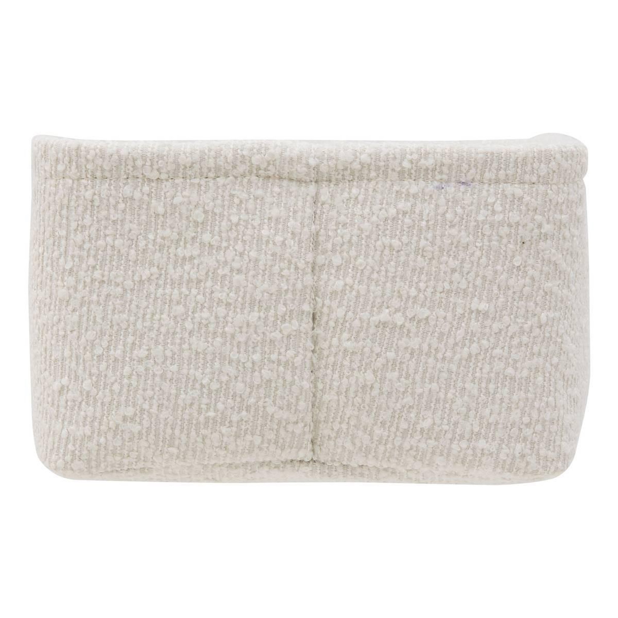 Voir la diapositive 5 : FIVE Lot de 2 paniers de rangement bouclette  yla  26cm blanc