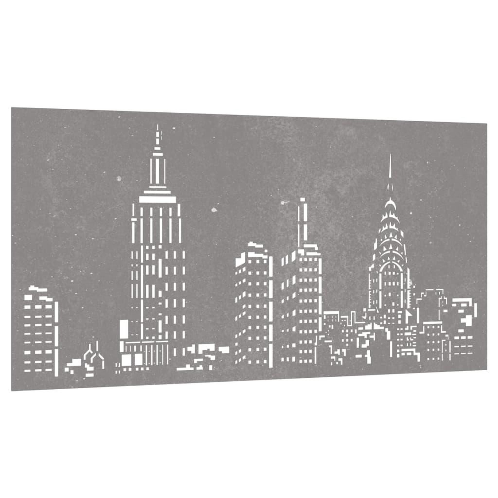 Voir la diapositive 3 : VIDAXL Decoration murale jardin 105x55cm acier corten design d'horizon