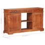 Voir la diapositive 6 : VIDAXL Buffet 135x35x75 cm Bois d'acacia solide