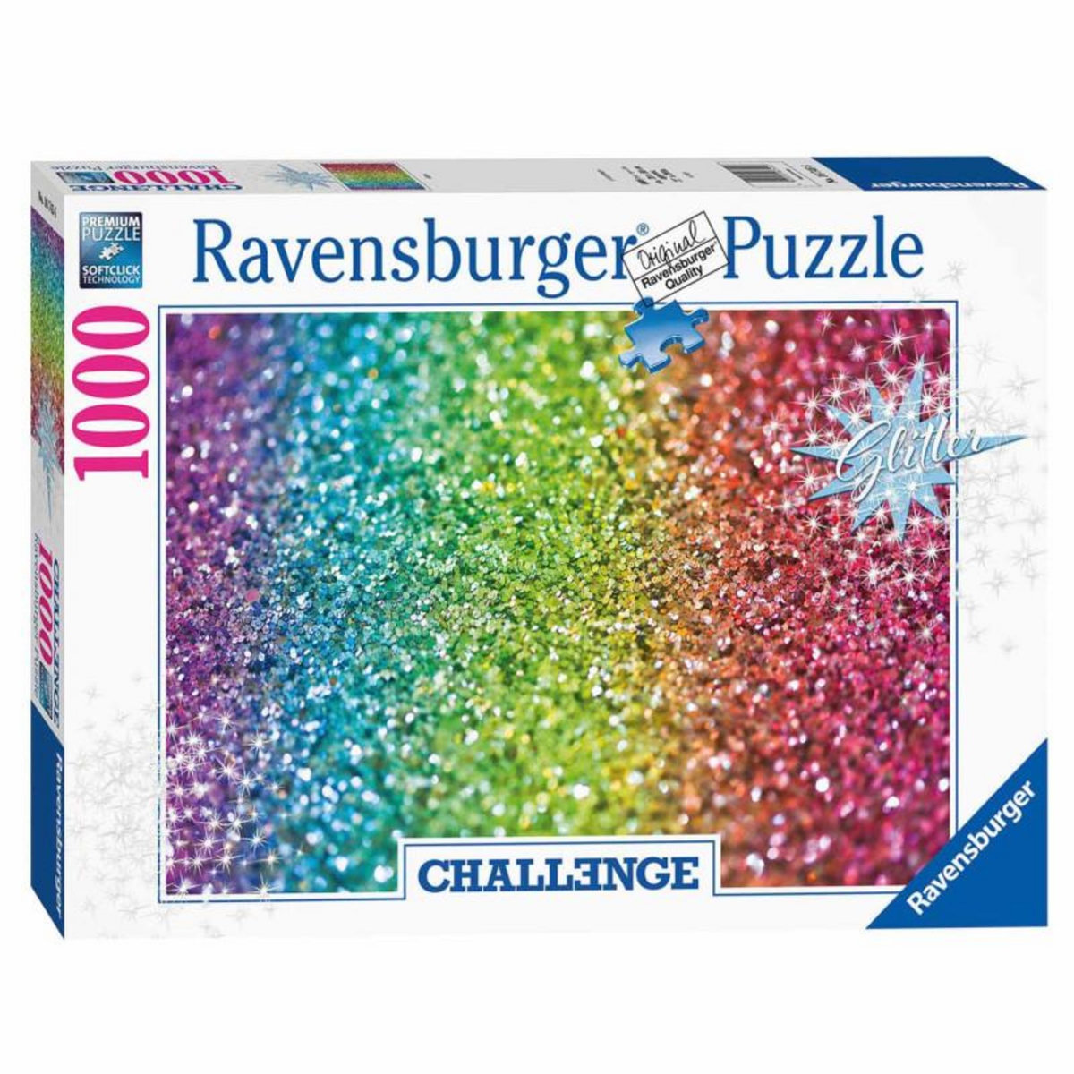 RAVENSBURGER Ravensburger - Challenge Puzzle Paillettes 1000 pièces