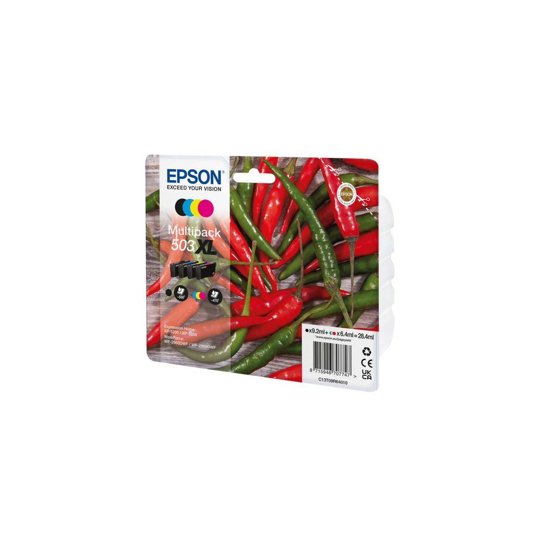 Voir la diapositive 3 : Epson Epson ink 503XL Multipack (C13T09R64010)