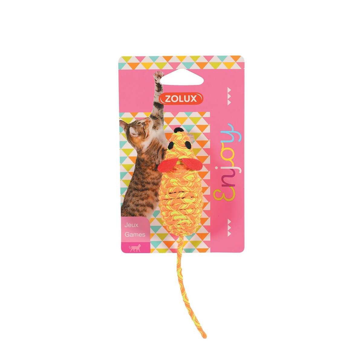 Zolux Jouet souris élastique colorée ZOLUX