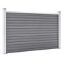 Voir la diapositive 3 : VIDAXL Cloture de jardin WPC 526x106 cm Gris