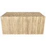 Voir la diapositive 3 : Rendez vous déco Salon de jardin blanc 4 personnes en bois de teck, canapé, table basse-Sunny