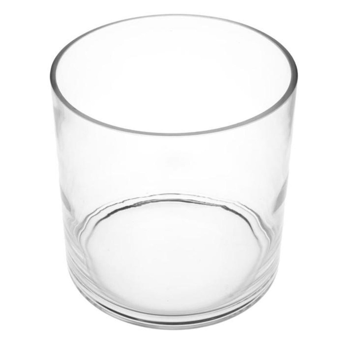 ATMOSPHERA Vase en Verre  Cylindre  18cm Transparent