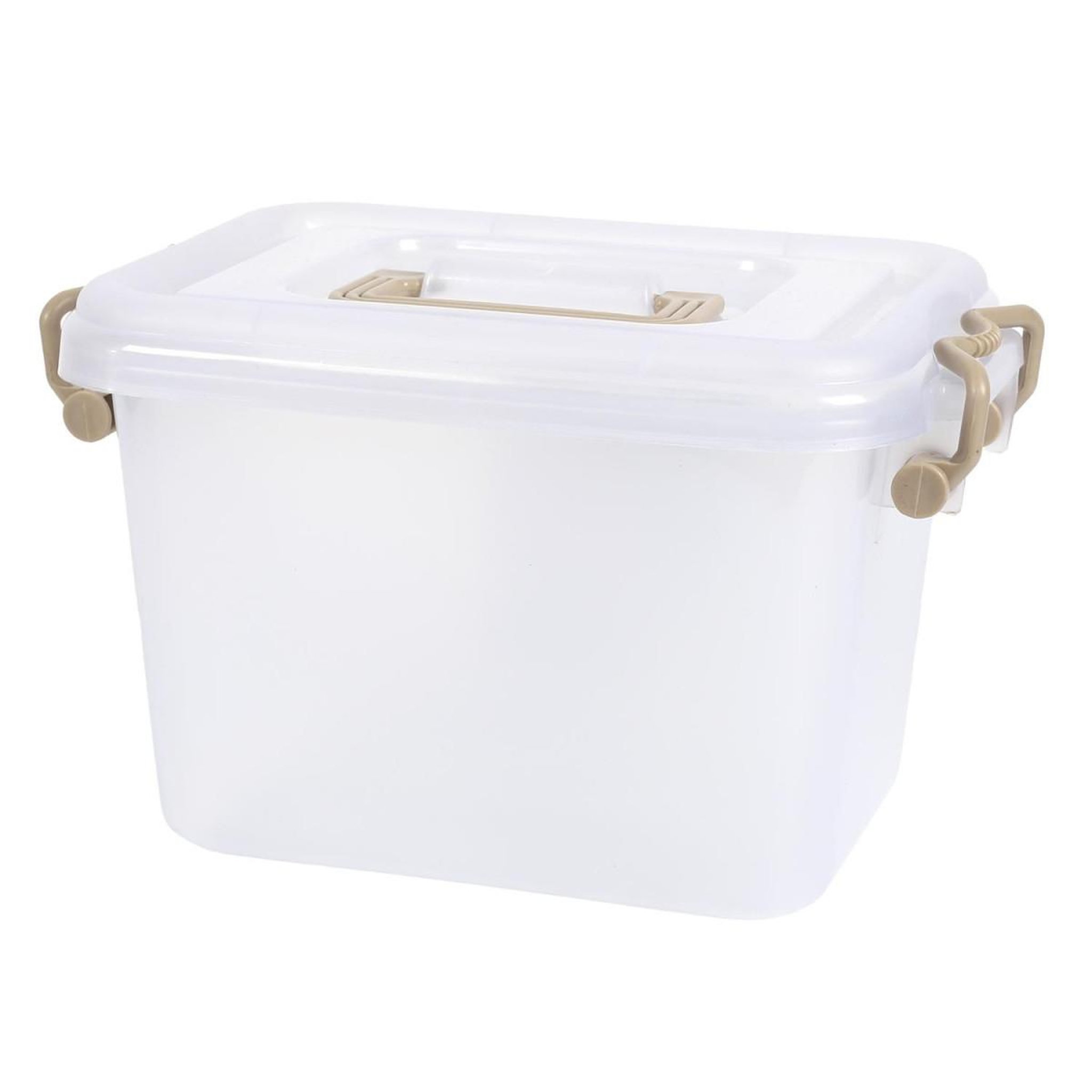 Je cherche une idee Boîte de rangement avec poignée  lia  5l transparent