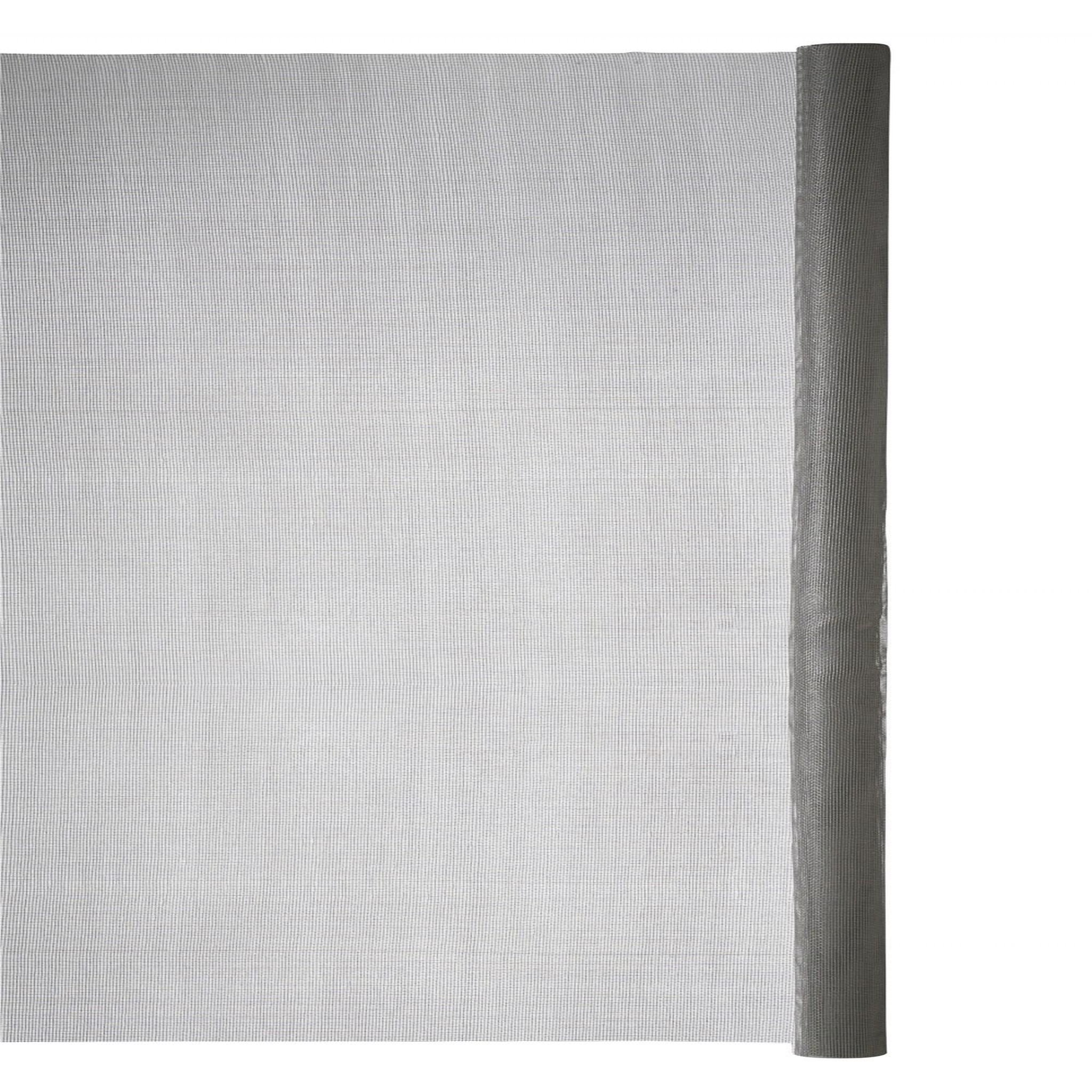 CENTRALE BRICO Moustiquaire fibre de verre  gris, H.1 x L.2 m