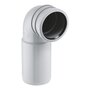 Voir la diapositive 2 : Grohe Pipe d'évacuation pvc pour bâti support wc - 42216000