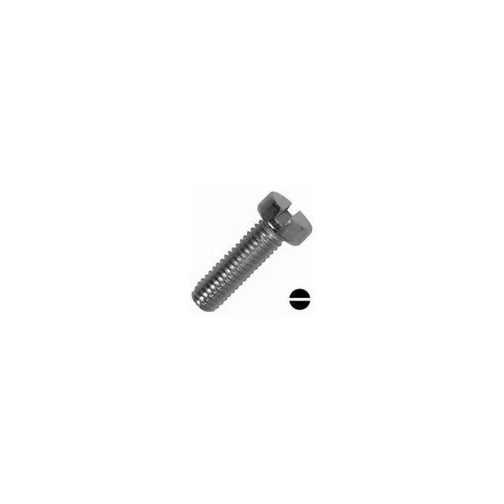 ULTIMA VISSER FIXER COLLER Vis à métaux tête cylindrique fendue acier zingué 4.8 DIN 84 4X12 boîte de 500 GFD 512058