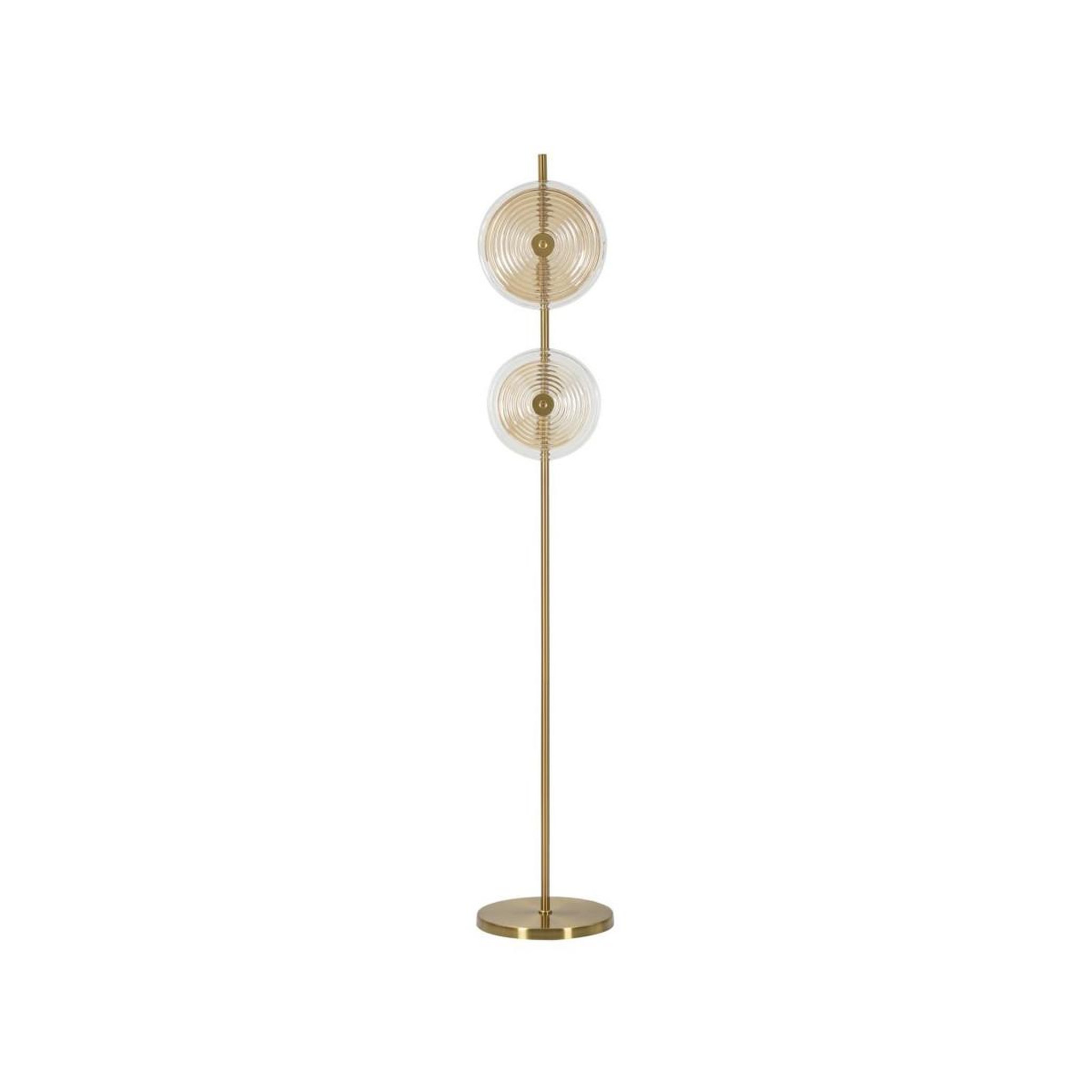 Paris Prix Lampadaire design en verre  venice  170cm or