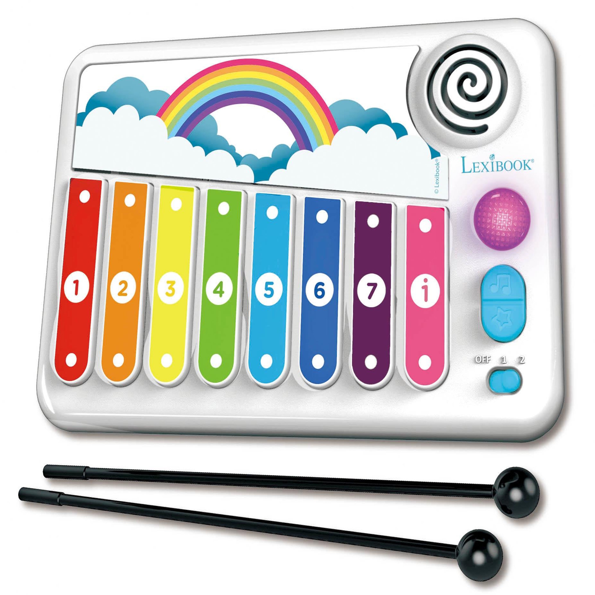 Voir la diapositive 2 : Lexibook Xylophone avec Apprentissage Lumineux de la Musique