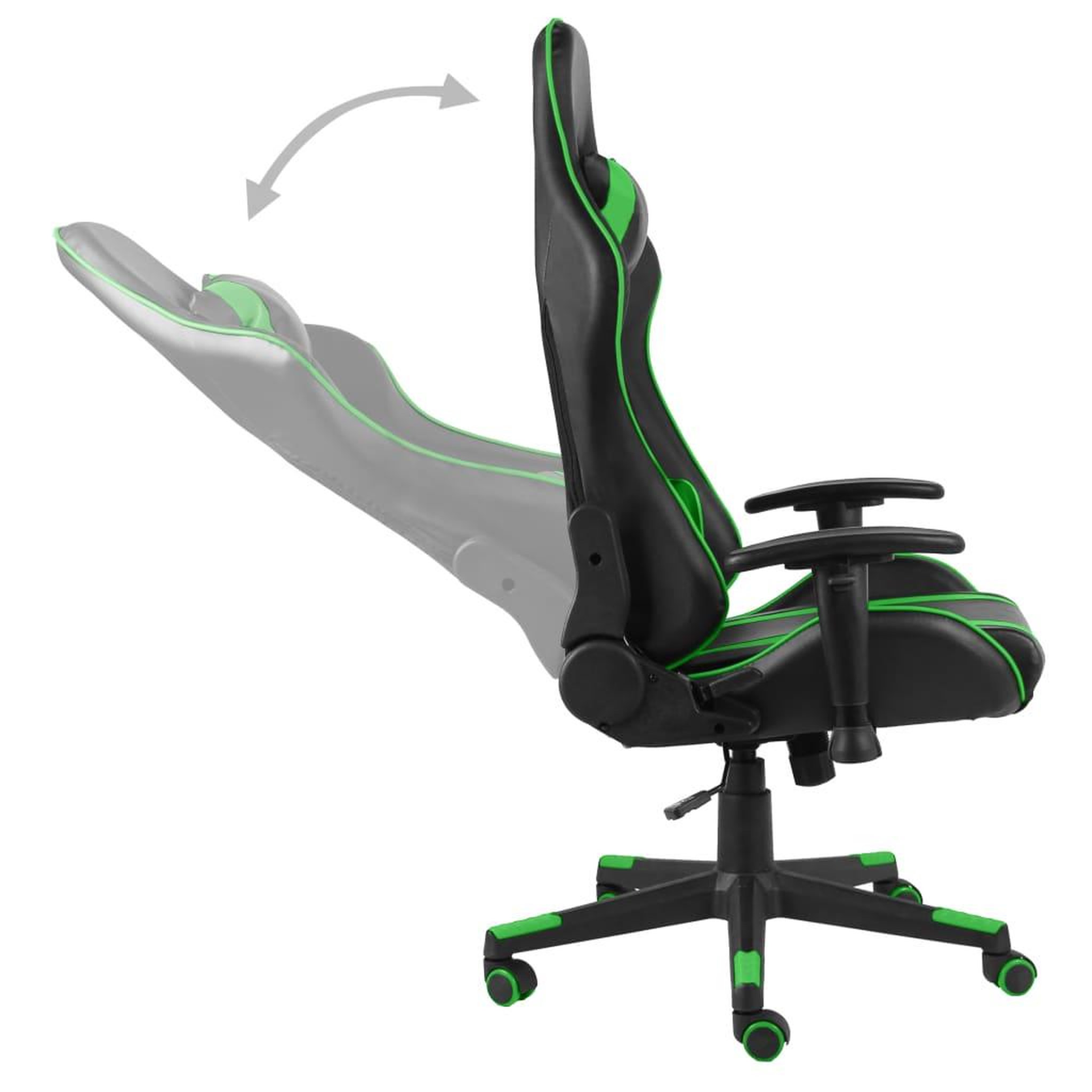 Voir la diapositive 5 : VIDAXL Chaise de jeu pivotante Vert PVC