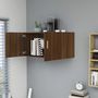 Voir la diapositive 3 : VIDAXL Armoire murale Chene marron 80x39x40 cm Bois d'ingenierie