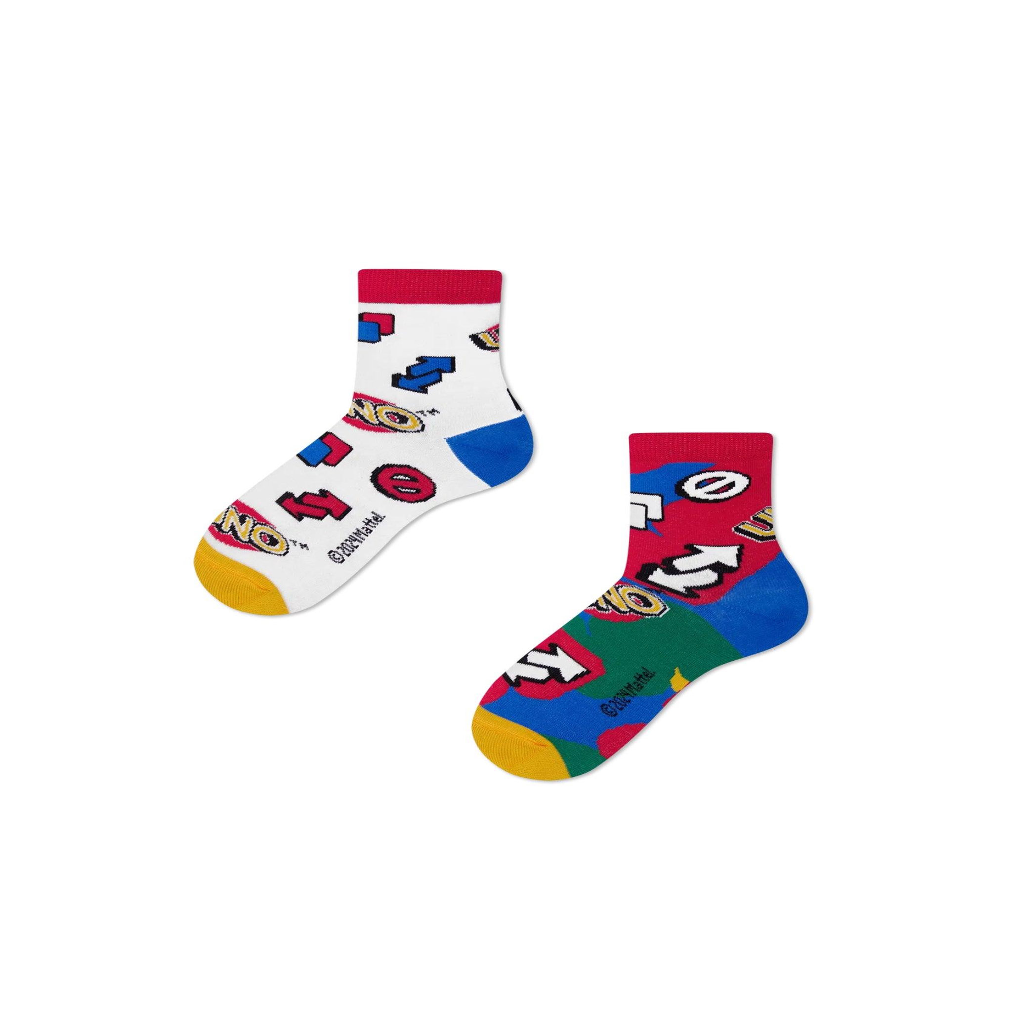 MANY MORNINGS Chaussettes enfants uno. Coloris disponibles : Multicolore