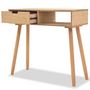 Voir la diapositive 2 : VIDAXL Table console Bois de pin massif 80 x 30 x 72 cm Marron