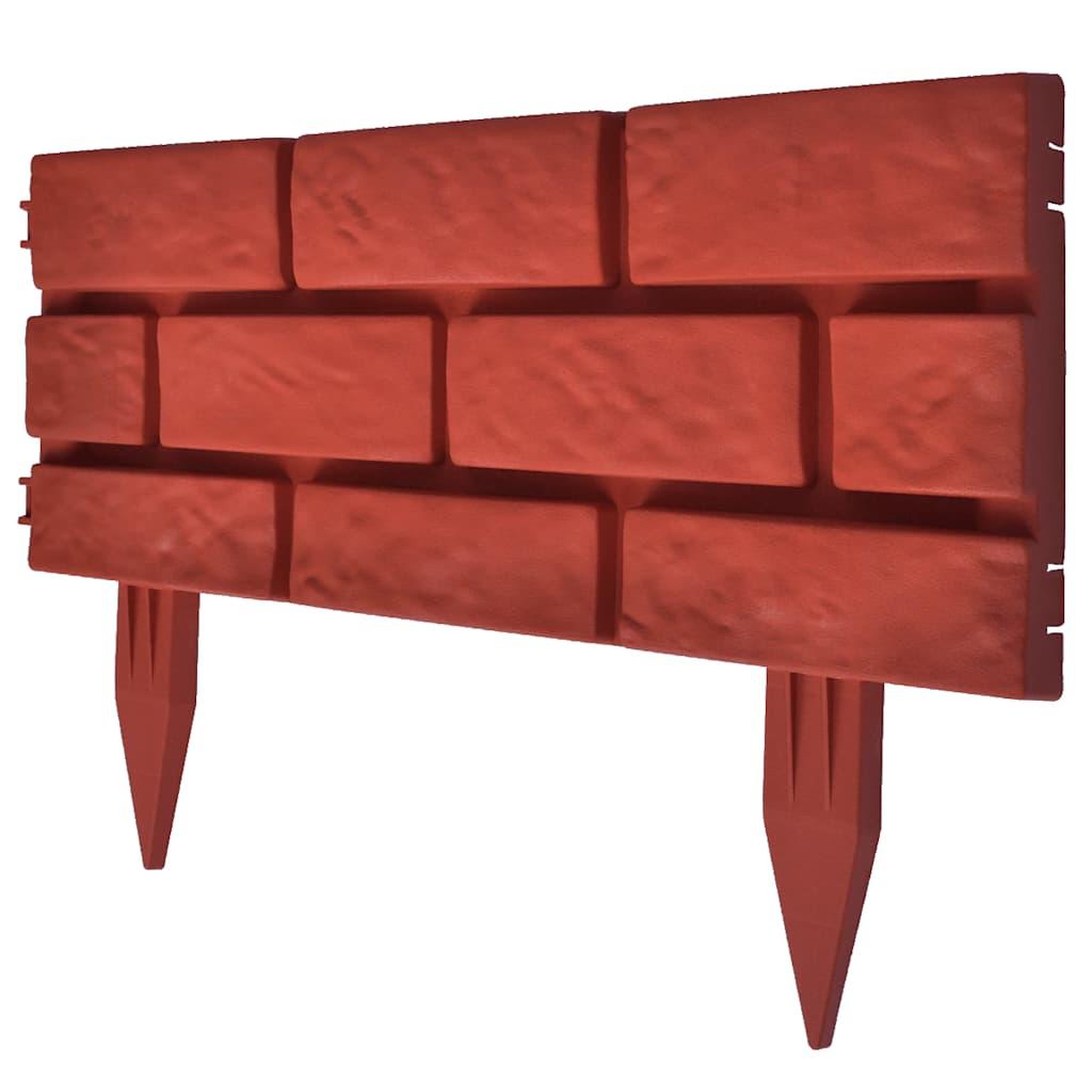 Voir la diapositive 2 : VIDAXL Cloture de jardin avec design de briques 11 pcs