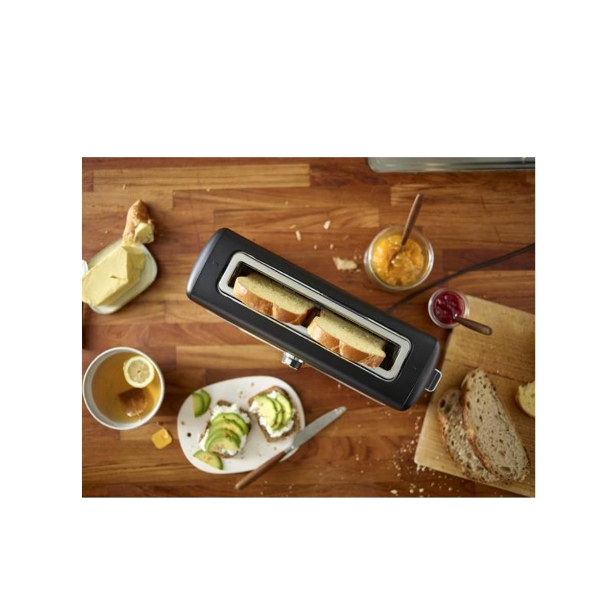 Riviera & Bar Grille-pains 1 fente 1010w noir satin - QGP669