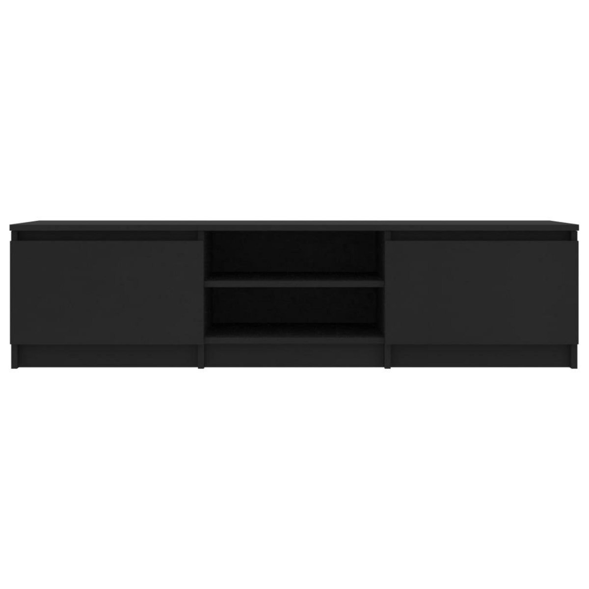 VIDAXL Meuble TV Noir 140x40x35,5 cm Bois d'ingenierie