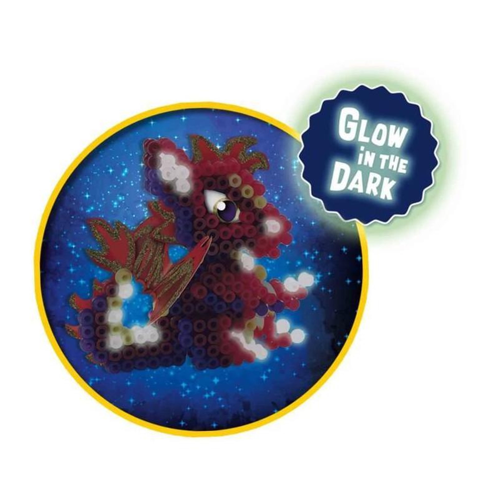 Voir la diapositive 3 : SES Creative Perles a repasser - Dragons - SES CREATIVE - Fabrique 3 types de dragons en 3D.