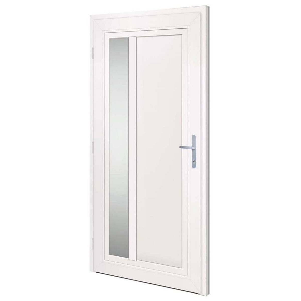 VIDAXL Porte d'entree anthracite 108x208 cm PVC
