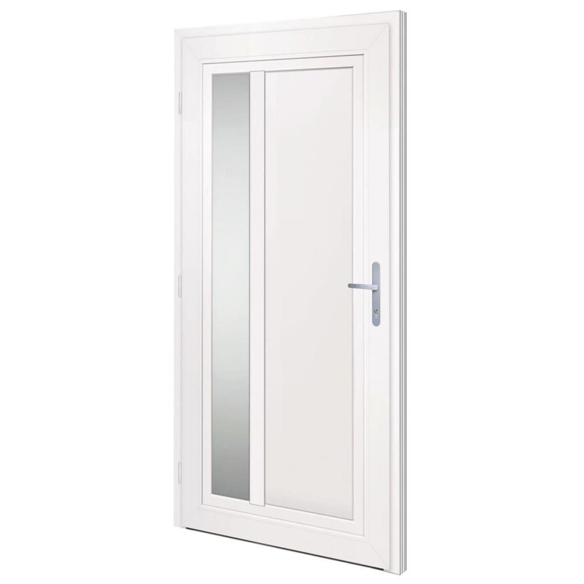 VIDAXL Porte d'entree anthracite 108x208 cm PVC