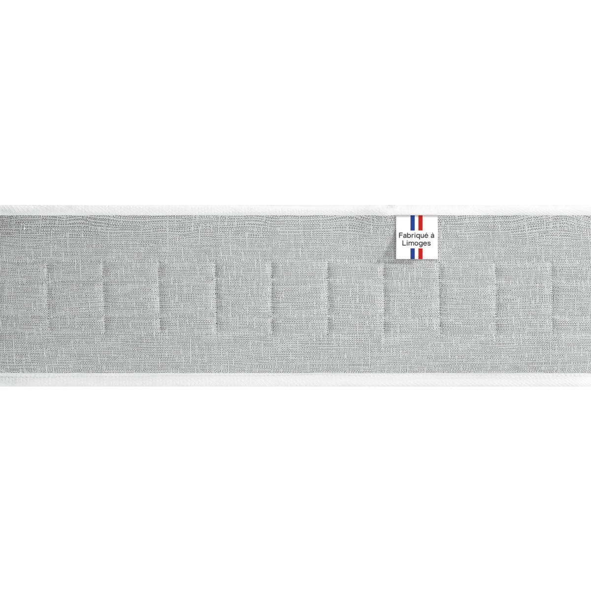 Matelas mémoire de forme et ressorts ensachés 80x200 cm RAMATUELLLE 