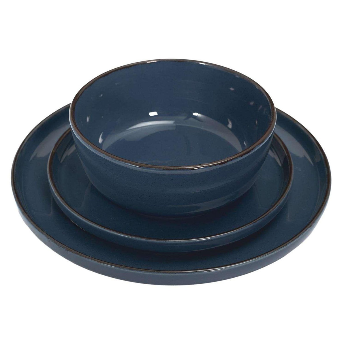 The Home Deco Factory Service vaiselle 12 pièces AU GRES DU TEMPS