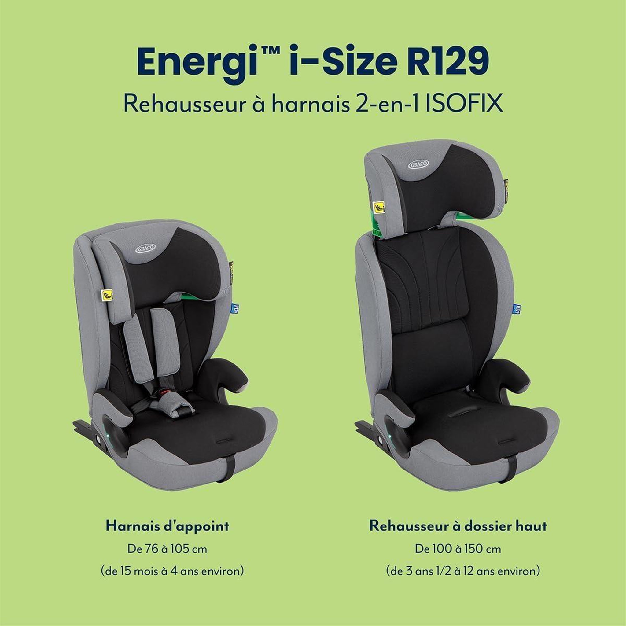 Voir la diapositive 4 : GRACO Energi siège-auto meteor gris