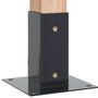 Voir la diapositive 4 : VIDAXL Bases de poteau carrees 4 pcs anthracite 71x71 mm